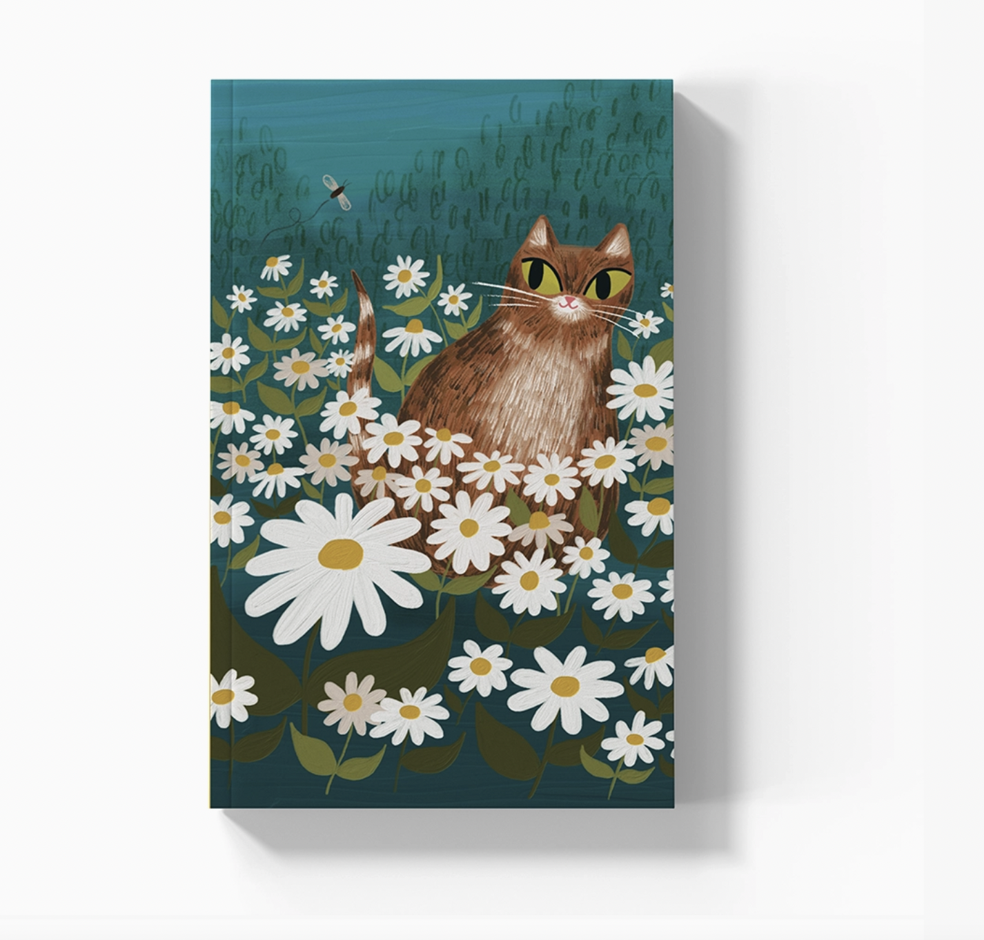 Daisy Cat Classic Layflat Notebook Journal