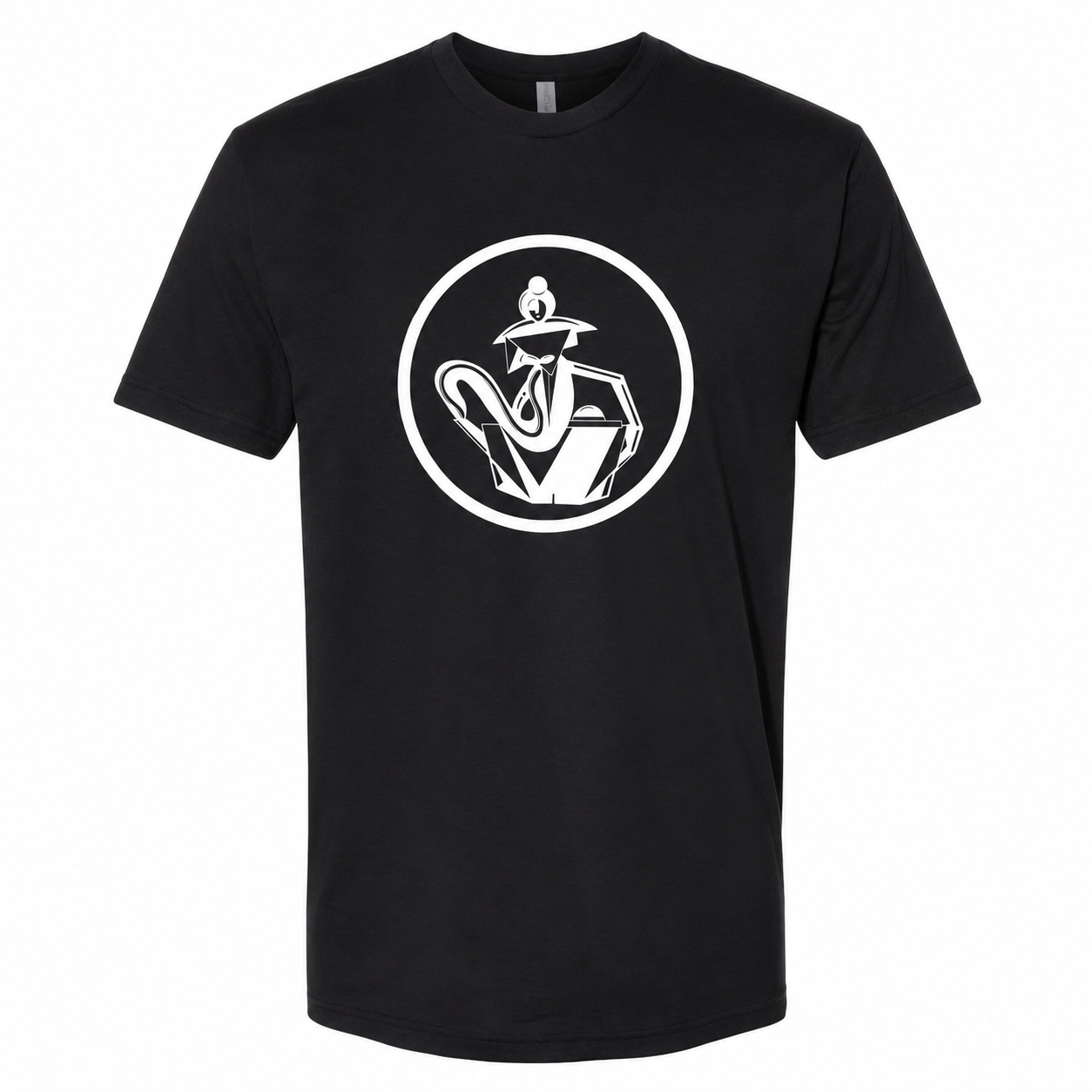 Black ZuZu's Silver Logo T-shirt
