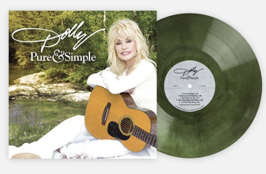 DOLLY PARTON - PURE & SIMPLE (GREEN GALAXY VINYL)