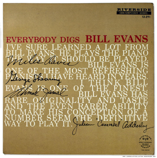 Bill Evans / Everybody Digs