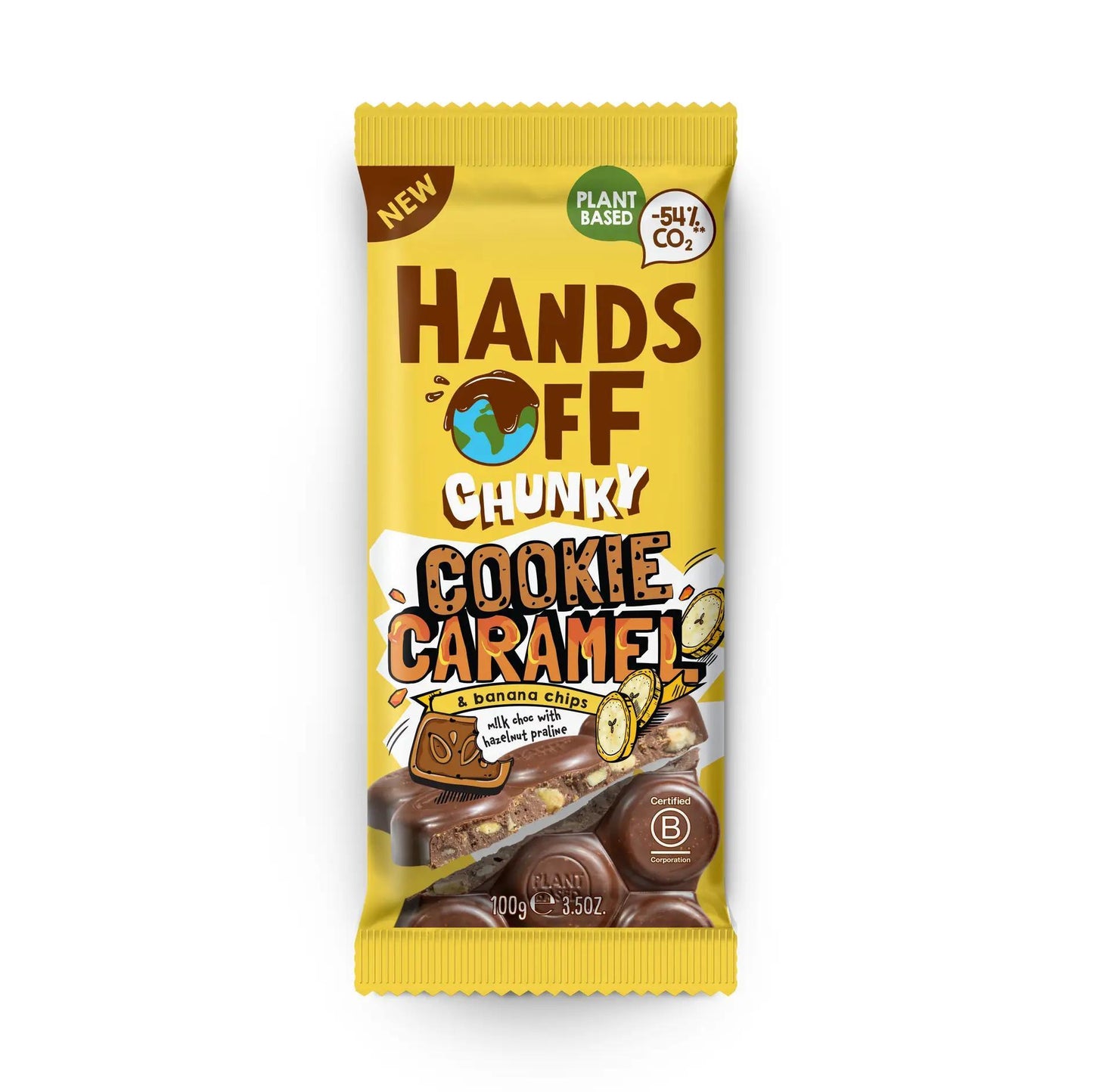Hands Off Chunky Cookie Caramel Crunch Bar, 3.5 oz.