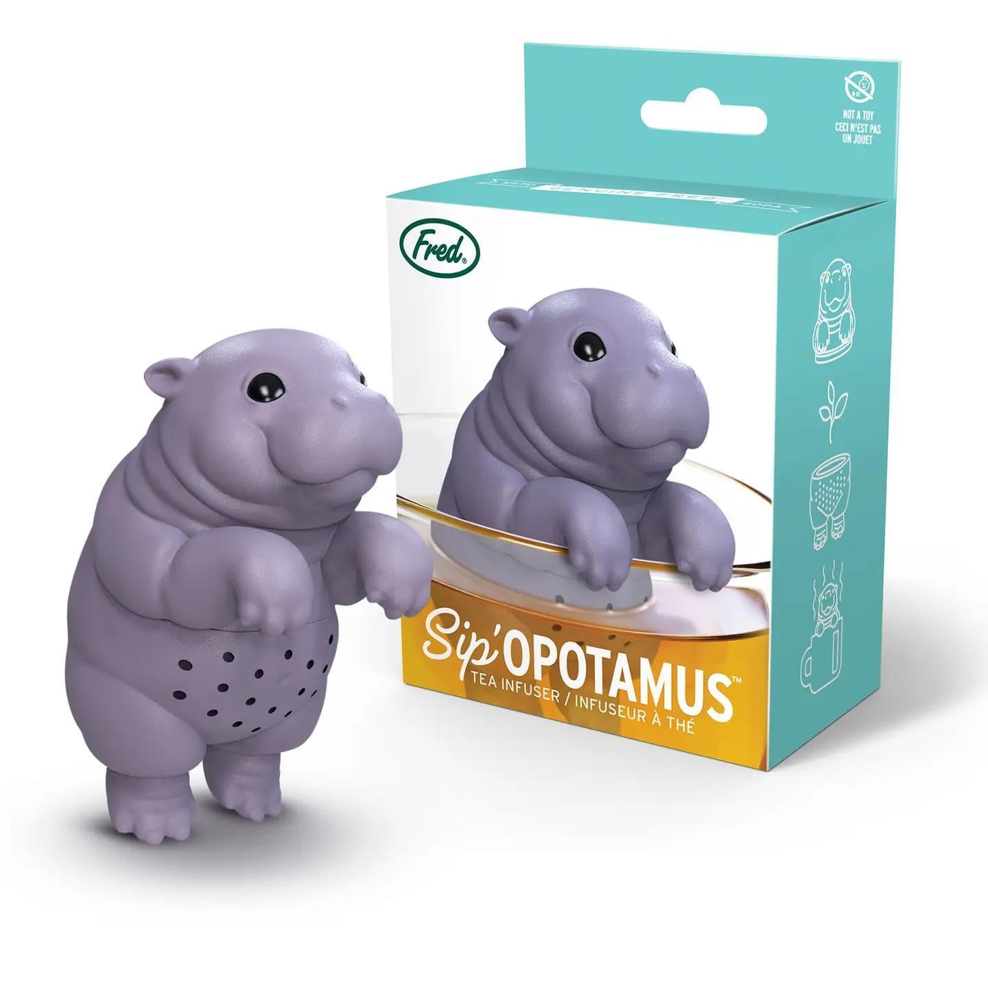 Sip’Opotamus - Hippo Tea Infuser - Moo Deng Inspired