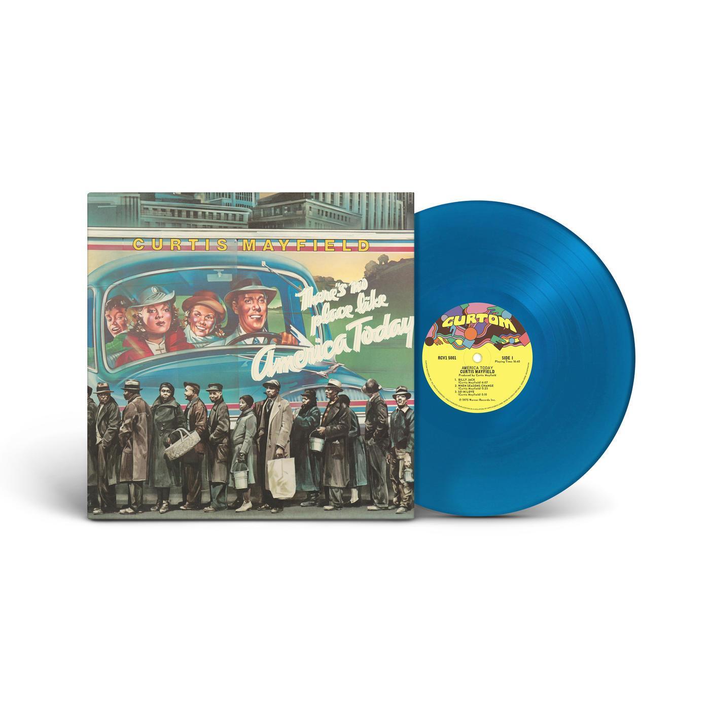 Curtis Mayfield / There's No Place Like America Today (Blue Vinyl)