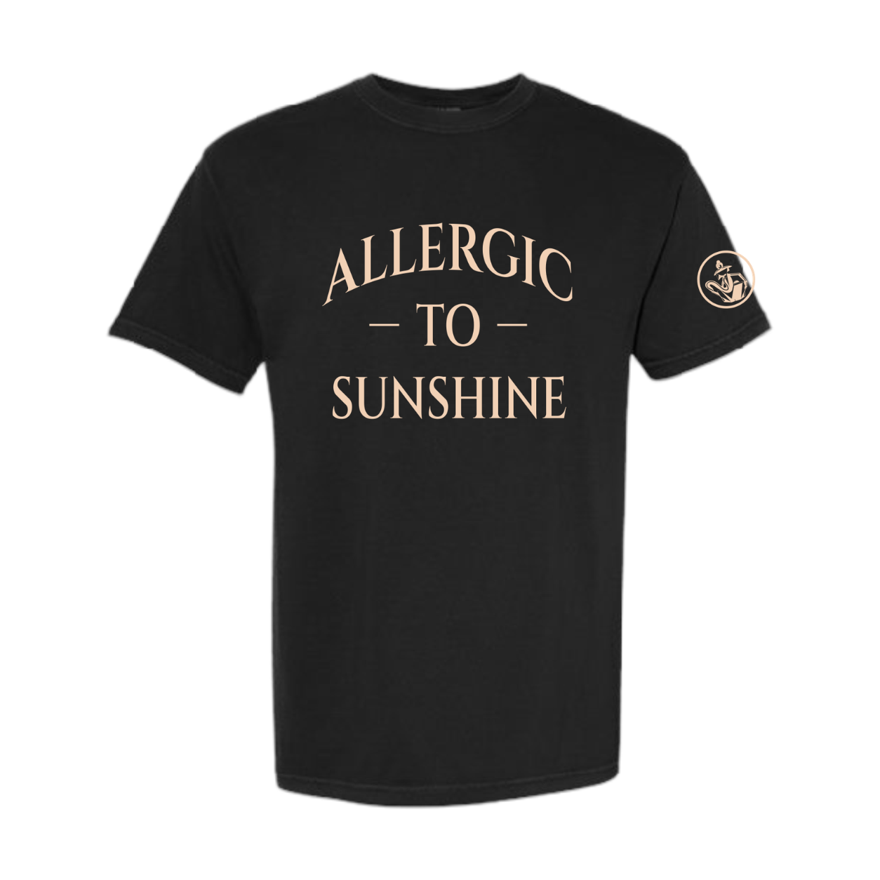 Allergic to Sunshine - Short Sleeve Shirt