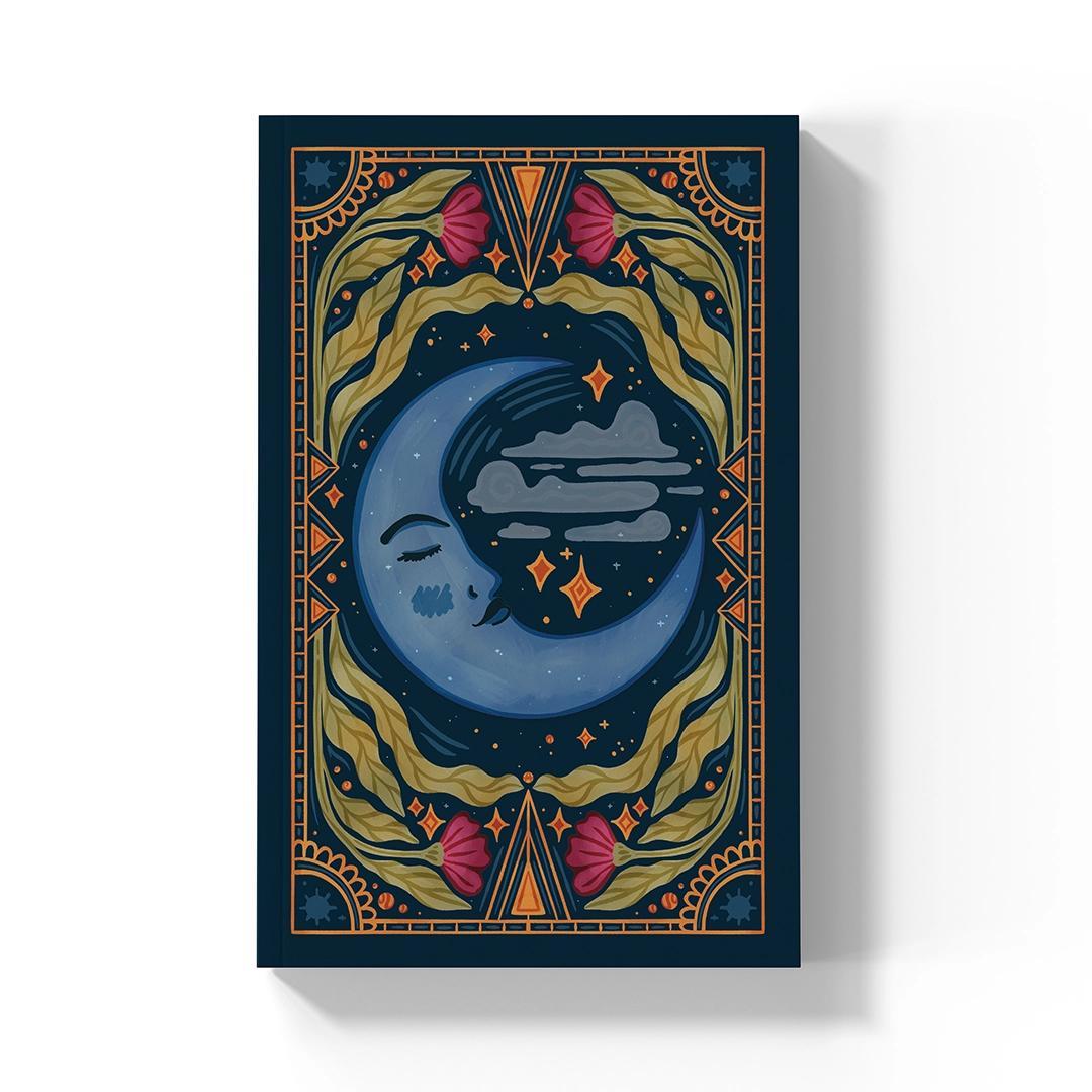 Moon Tarot Soft Touch Classic Layflat Notebook