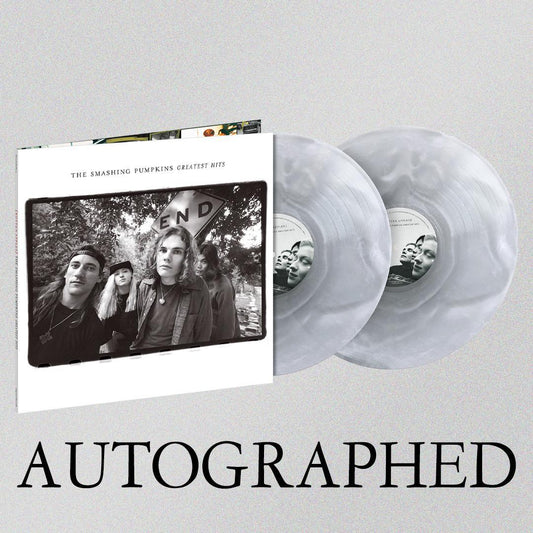 AUTOGRAPHED-The Smashing Pumpkins - Rotten Apples- 180 Gram Pearl Platinum Colored Vinyl