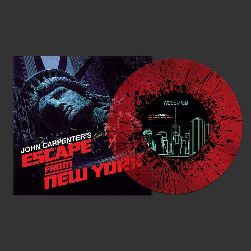 John Carpenter / Escape From New York (Red/Black Splatter 7")